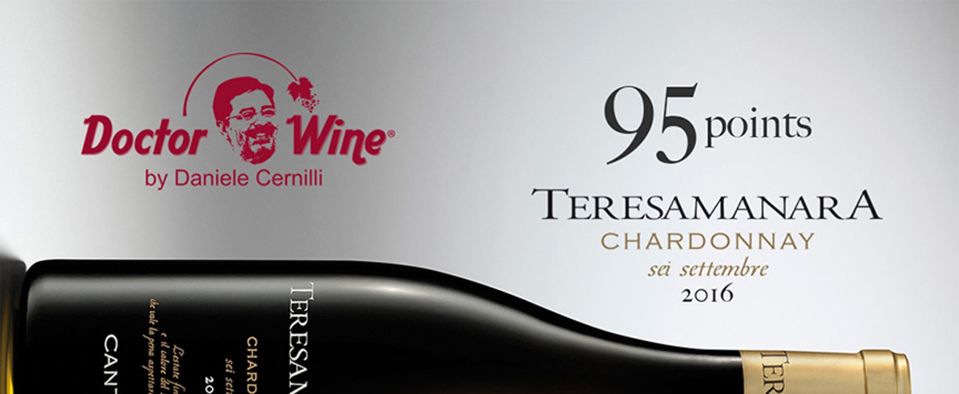 95 points for Teresa Manara Chardonnay from Daniele Cernilli and Doctor Wine!