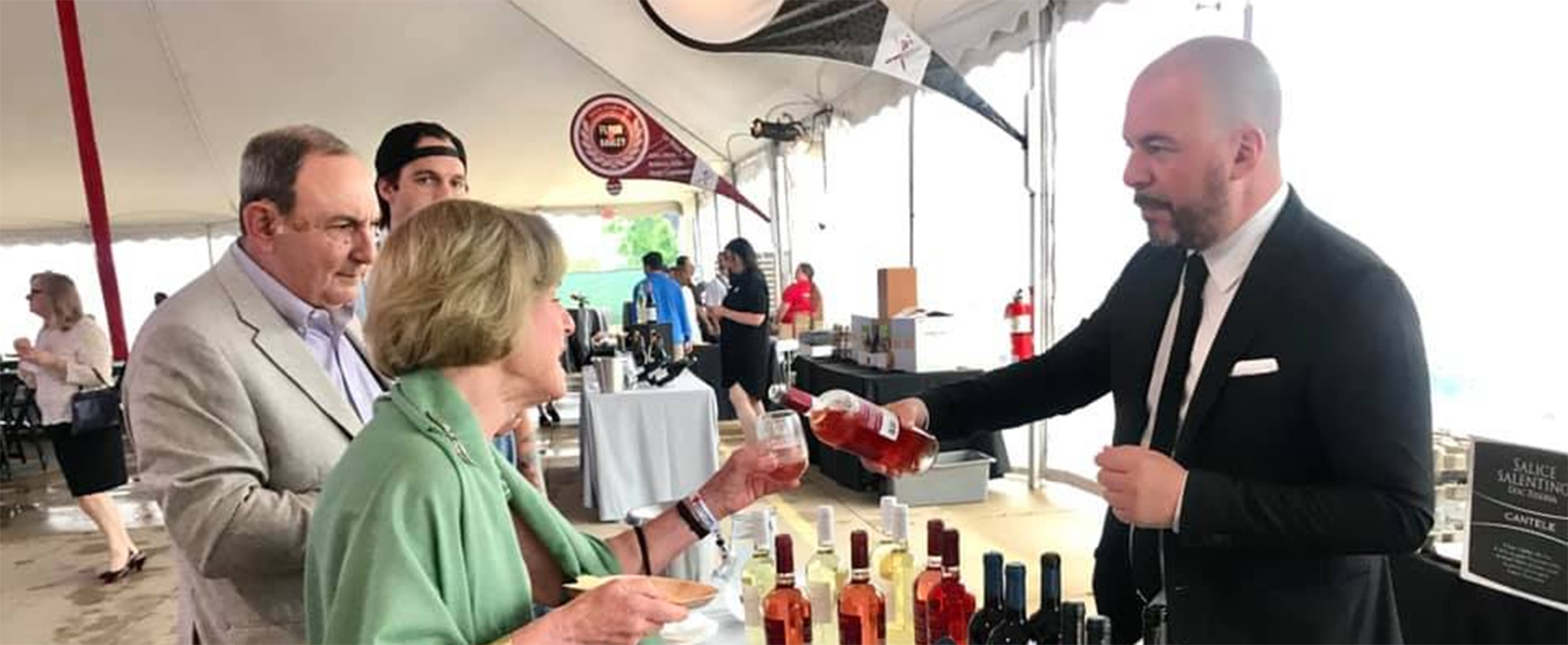 Pouring wine for a good cause in Cleveland, OH