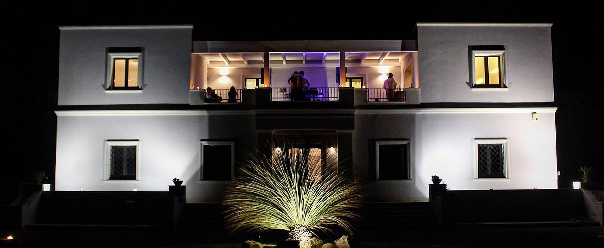 The Cantele winery by night